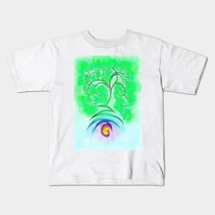 Lightning Tree Poster Kids T-Shirt